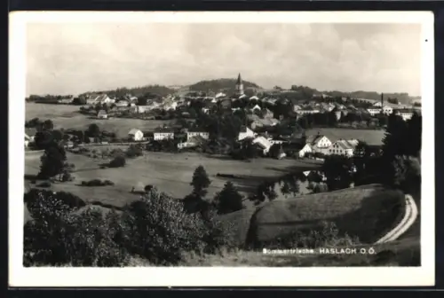 AK Haslach /O. Ö., Teilansicht