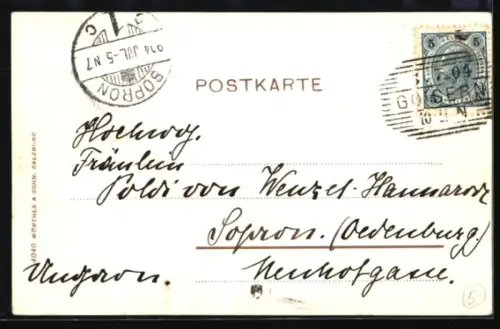 AK Hallstatt, Teilansicht