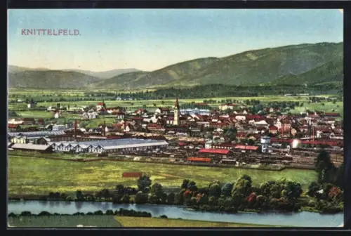 AK Knittelfeld, Totalansicht mit der Kirche