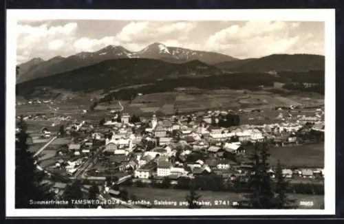 AK Tamsweg /Salzburg, Teilansicht gegen Praber