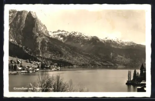 AK Grundlsee, Panorama und Toten-Gebirge