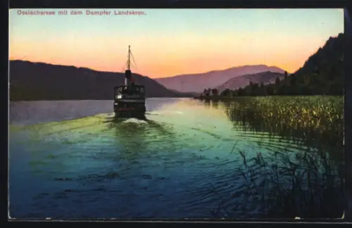 AK Ossiachersee, Dampfer Landskron