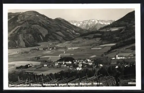 AK Turnau /Steiermark, Teilansicht gegen Aflenzer Staritzen