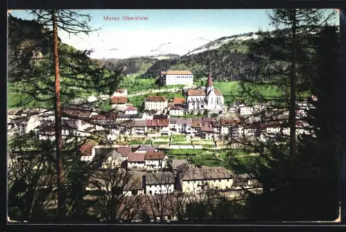 AK Murau /Obersteier, Teilansicht mit Kirche