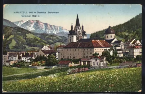 AK Mariazell /Steiermark, Kloster mit Oetscher