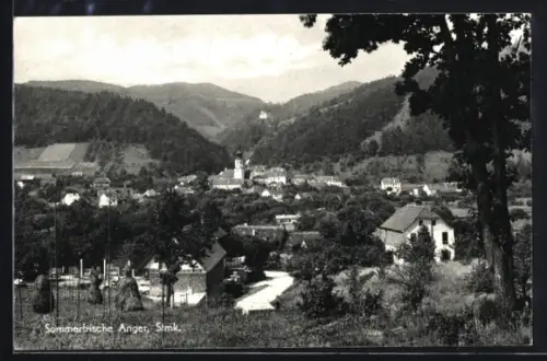 AK Anger /Stmk., Teilansicht mit Kirche