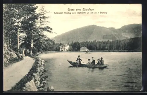 AK Mariazell, Erlaufsee mit Boot
