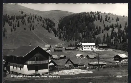 AK Bürgeralpe bei Aflenz, Ortspartie