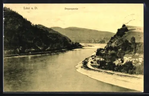 AK Linz a. D., Donaupartie