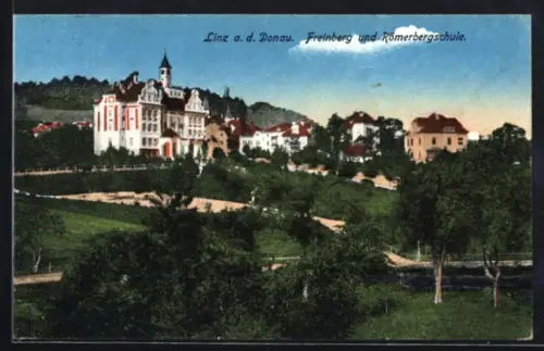 AK Linz a. d. Donau, Freinberg und Römerbergschule