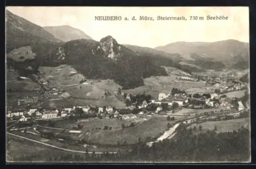 AK Neuberg a. d. Mürz, Teilansicht