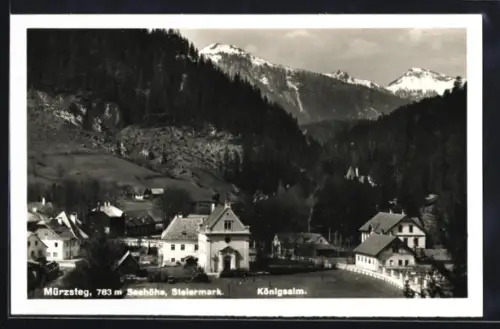 AK Mürzsteg /Steiermark, Königsalm mit Kapelle