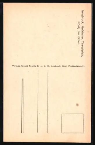 AK Innsbruck, Hofkirche, Theoderich, König der Goten