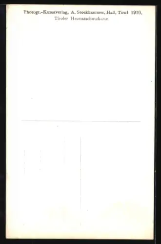 AK Innsbruck, Rathaus mit Strassenpartie