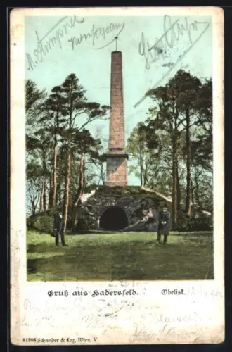 AK Hadersfeld, Obelisk