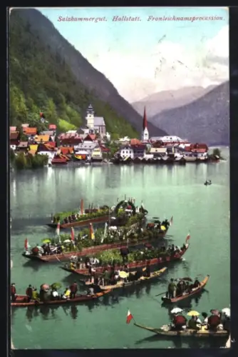 AK Hallstatt, Fronleichnamsprozession