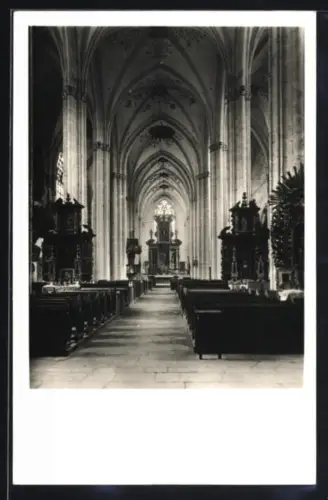 AK Neuberg a. d. Mürz, Stiftskirche, Innenansicht