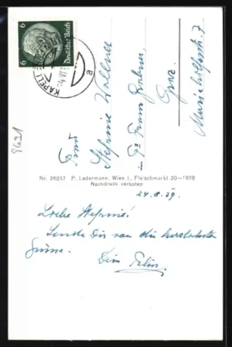 AK Kapellen /Steiermark, Teilansicht mit Rax