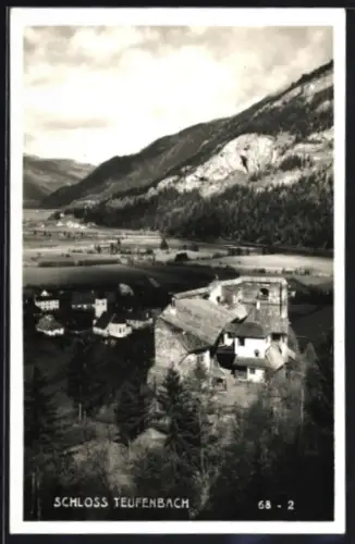 AK Teufenbach /Murtal, Blick zum Schloss