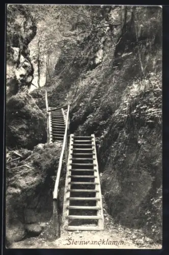 AK Weissenbach a.d. Triesting, Steinwandklamm