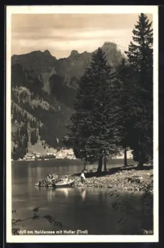 AK Haldensee /Tirol, Idyll am Haldensee