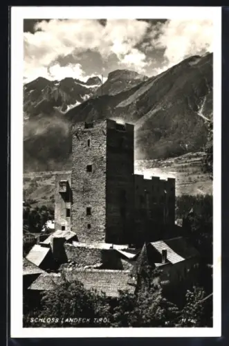 AK Landeck /Tirol, Blick zum Schloss