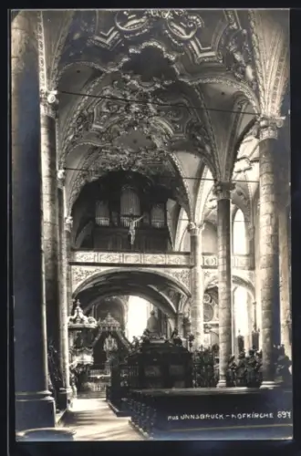 AK Innsbruck, Hofkirche, Innenansicht