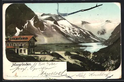 AK Kaprun, Moserboden, Wiesbachhornhaus der Alpenvereinssektion München