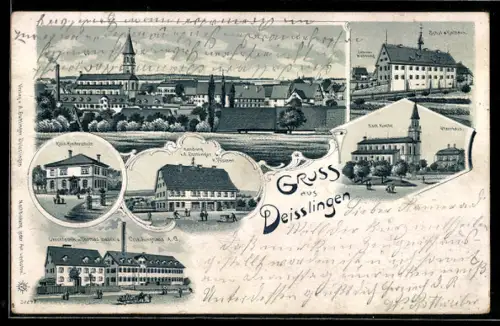 Lithographie Deisslingen, Uhrenfabrik Thomas Haller und Gebr. Junghans AG, Handlung Duttlinger