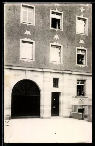 Foto-AK Nürnberg, Haus in der Alberichstrasse 4