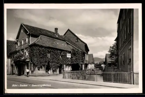 AK Bühl /Baden, Partie am Sonnengässchen