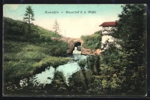 AK Aumühle, Wasserfall bei der Mühle