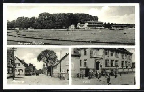 AK Iffezheim, Rennplatz, Schule