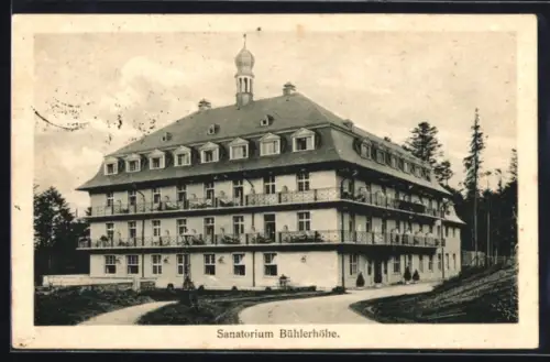 AK Bühlerhöhe, Sanatorium Bühlerhöhe