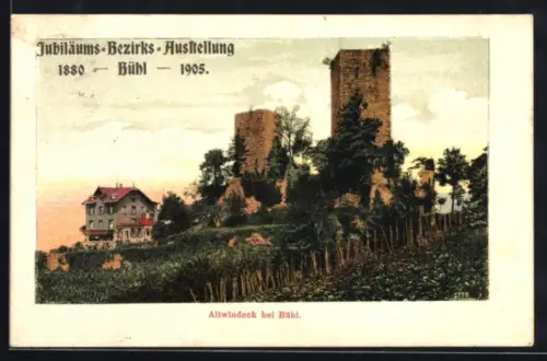 AK Altwindeck bei Bühl, Jubiläums-Bezirks-Ausstellung 1880-1905
