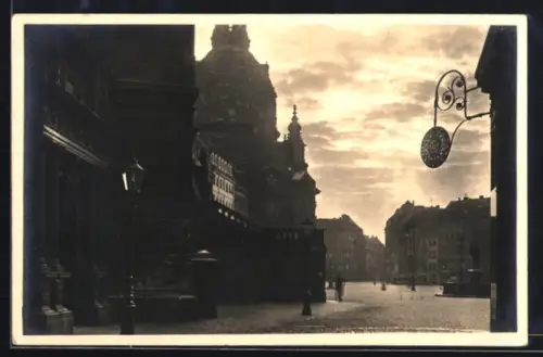 Foto-AK Dresden, Neumarkt, Frauenkirche