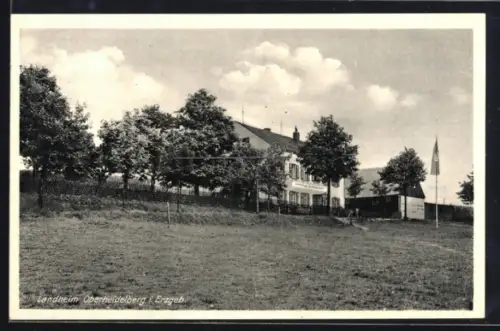 AK Oberheidelberg i. Erzgeb., Landheim, Wiese