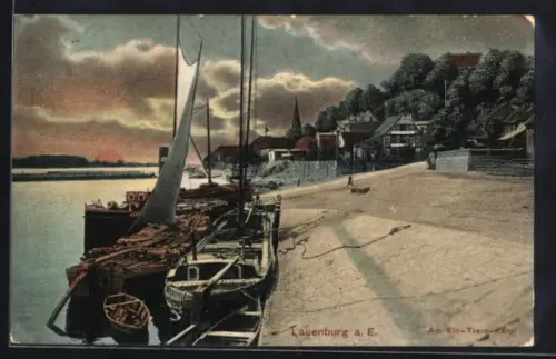 AK Lauenburg a. E., Am Elb-Trave-Kanal