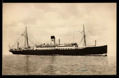 AK Passagierschiff Gothenburg vom Swedish Lloyd auf hoher See