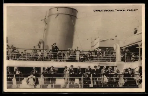 AK Passenger ship Royal Eagle, Upper Decks, Passagierschiff