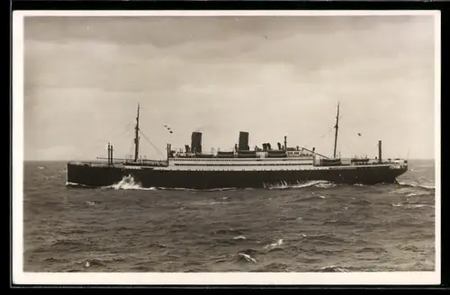 AK Passagierschiff Berlin hohe Fahrt laufend