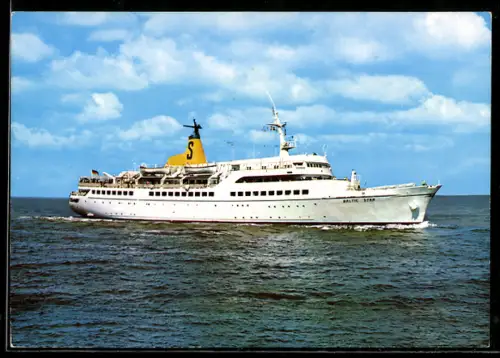 AK Passagierschiff M/S Baltic Star der Seetouristik Travemünde in Fahrt