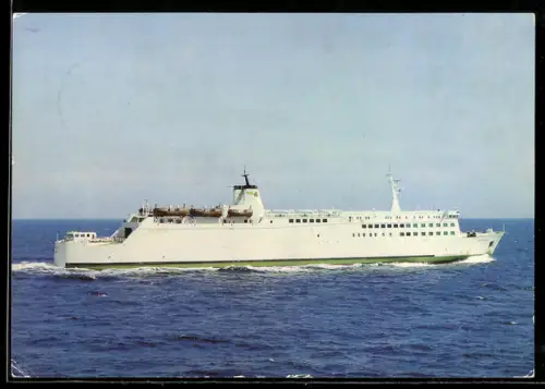 AK Fährschiff Rügen in voller Fahrt
