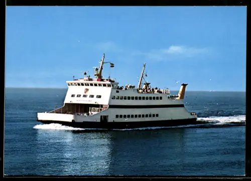 AK Kombinierte Auto- und Personenfähre M.S. Nordfriesland im Liniendienst Dagebüll-Wyk auf Föhr-Wittdün auf Amrum