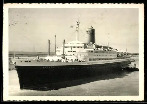 AK Passagierschiff TS Bremen, Flaggschiff des Norddeutschen Lloyd