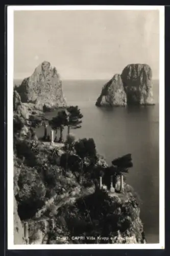 AK Capri, Villa Krupp e Faraglioni