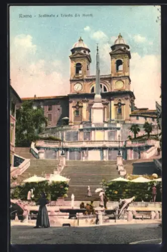 AK Roma, Scalinata e Trimtà dei Monti