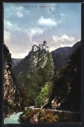 AK Karneid /Tirol, Burg und Eggental