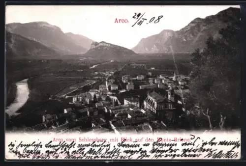 AK Arco, Panorama mit Monte-Brione