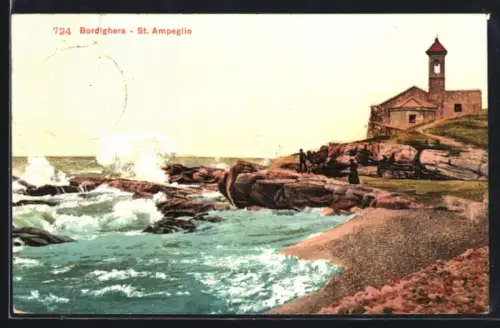 AK Bordighera, St. Ampeglio